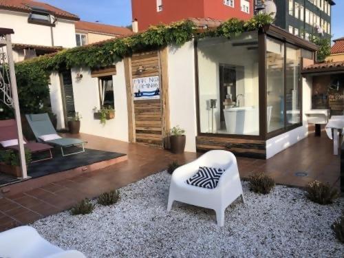 Brens Mar No Camino Terraza Banera Con Vista Al Marヴィラ エクステリア 写真